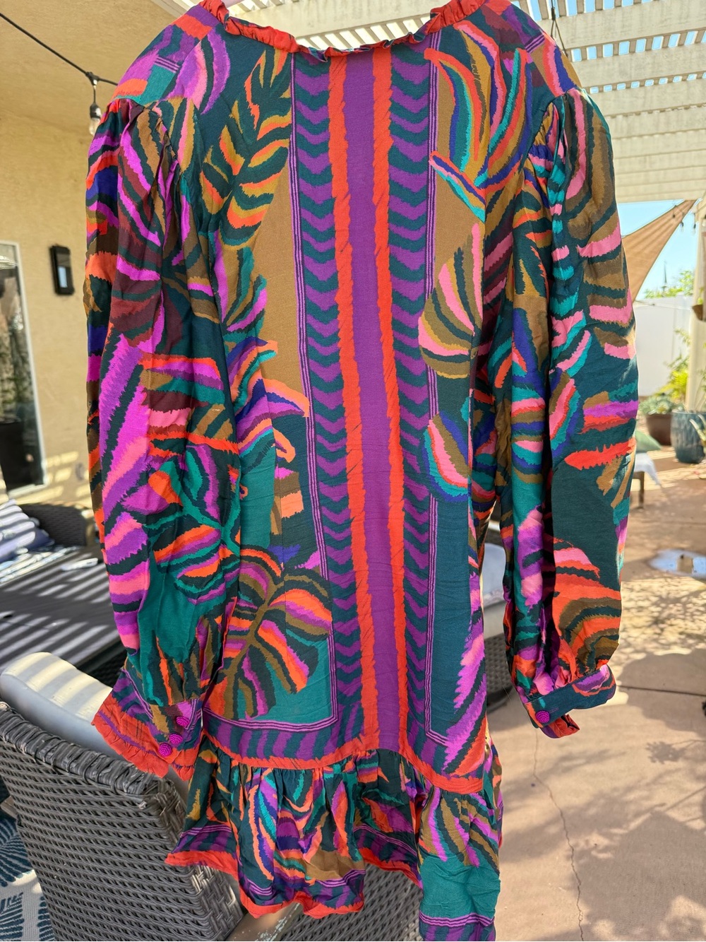 FARM Rio Foliage Dress - Size XL - NWOT - Picture 9 of 10